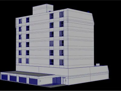 Senior Center - Highly Detailed 3D model