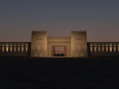 CASTEL SHEIKH ZAYED FESTIVAL 3D model