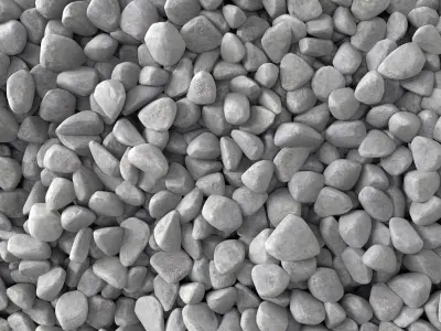 Pebble splinter decor Big kit n1 3D model
