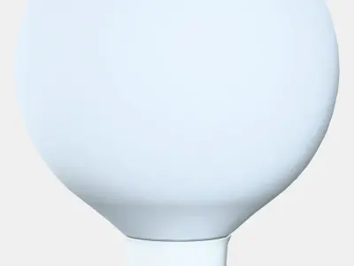 TRADFRI LED bulb E27 470 lumen Low-poly 3D model