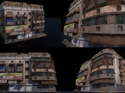 BURNSROAD GENERIC BUILDINGS 3D model