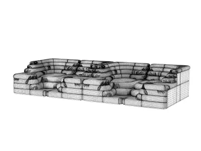 DS 1025 Terrazza Sofa Set 4 3D model