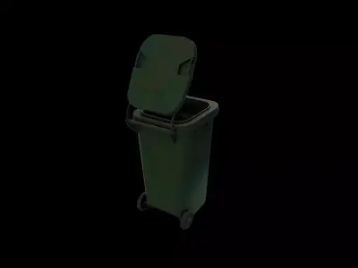 Trash Bin - Gest Low-poly 3D model