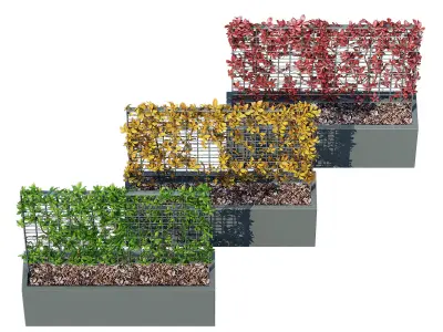 Trellis Planter 3D model