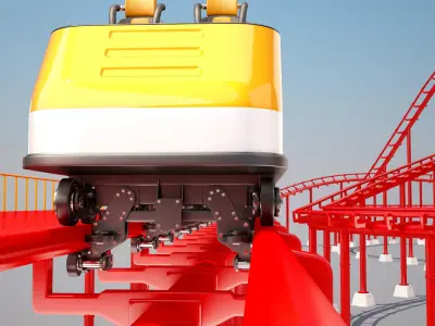 Roller Coaster Collection 3D model