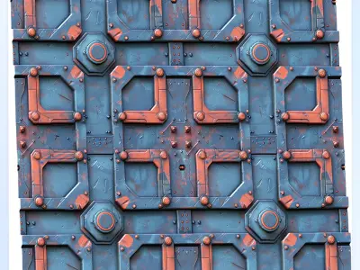 Sci-FI Seamless Texture Texture 12