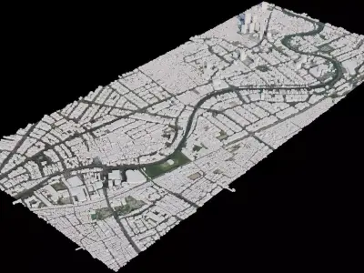 Surabaya - Indonesia 3D model