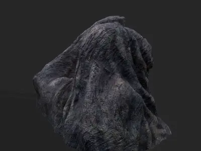 Grim Reaper Lantern  Low-poly 3D model