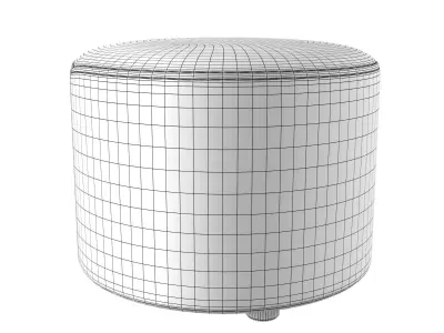 99 Pouf Oval 3D model