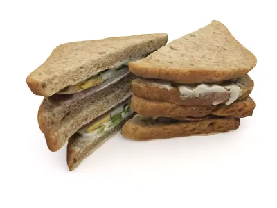 Sandwich 3D model