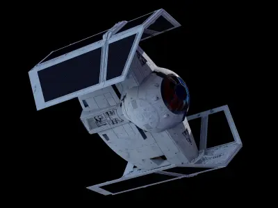 TIE ADVANCED X1 3D model