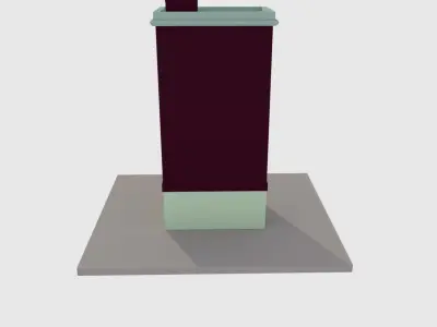 Cartoon Building - Low Poly Low-poly 3D model