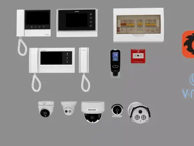 Security Collection Appliance Gadgets 3D model