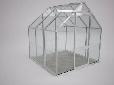 Domestic Garden Greenhouse 3D model