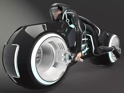 Tron Bike - Light Cycle 3D model