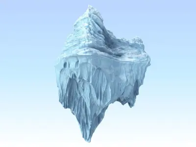 Iceberg 2 on sky 3D model