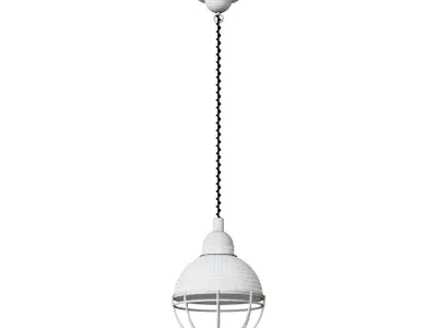 Hanging lamp Claire black 3D model