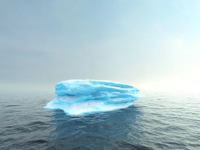  Photorealistic V-Ray render ready Iceberg kit 