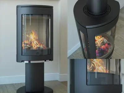 Fireplace Jotul F 373  3D model