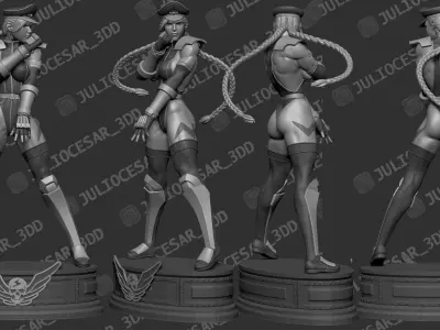 Street Fighter - Shadaloo Cammy Dictator 3D print model