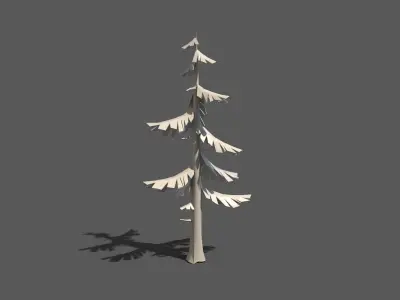 tree01 pine tree 3D model