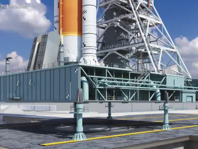  Launch Pad with Missile 