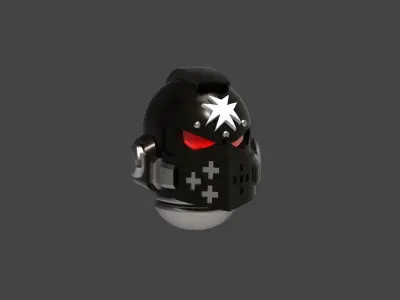 Modular Templar Helmets 3D print model