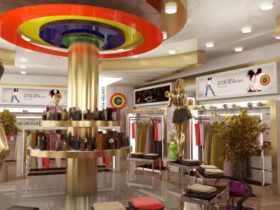 dress shop 3D model