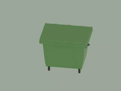 Trash Bin 3D model