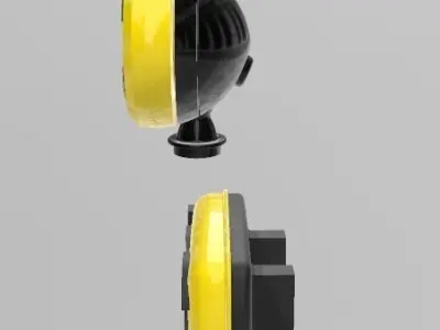 KC Lights for Marty McFly Hilux from Back to the Future 3D print model