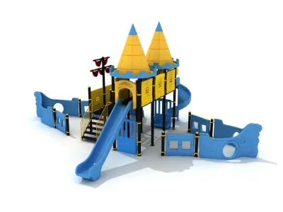 Big Ship Metal Playpen 041 3D model