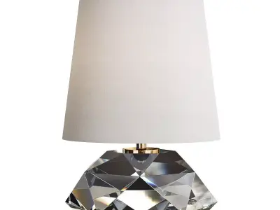 Henley Aged Brass Table Lamp Low-poly 3D model