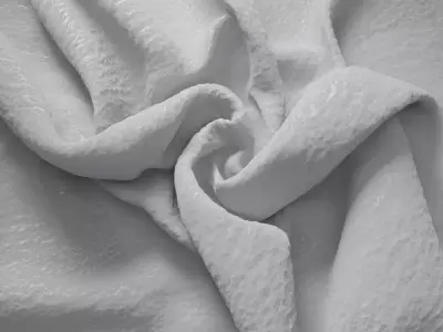 Fleece Plaid Blanket Fabric Texture PBR Texture