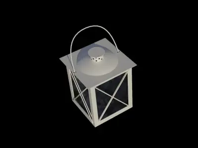 Lantern Low-poly 3D model