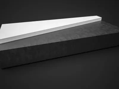 Coffee Table - Hubert Sobe Furniture Low-poly 3D model