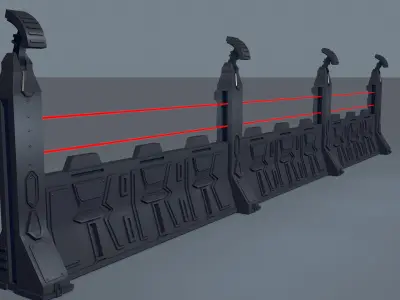 Perimeter Pylon 3D model