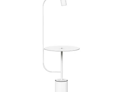 Outdoor Designer Lamp Tab by Light Room black 3D model