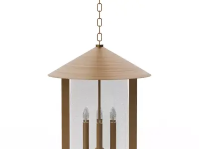 Long Beach Lantern Lamp Low-poly 3D model