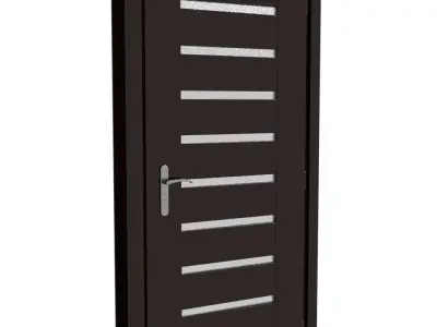 Plastic door 010 3D model