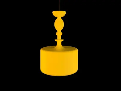 suspended Melina light Free 3D model