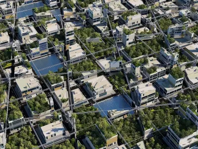 Future City HD A 3 3D model