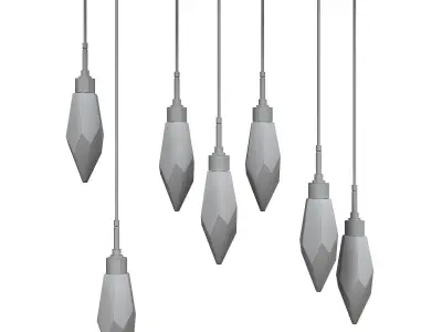 ROCK chandelier 3D model