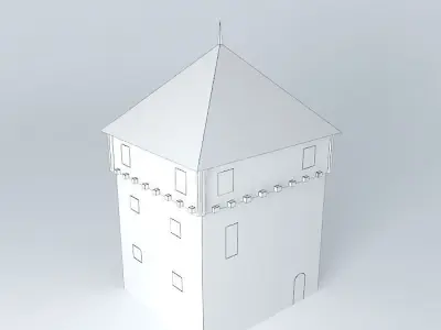 Museum castle 3D model