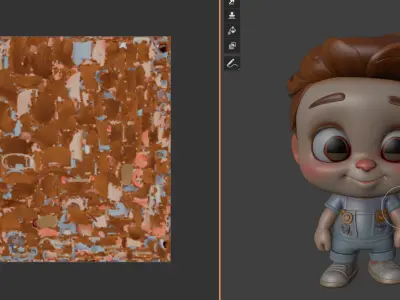 3D Chibi Style Doll  Free 3D print model