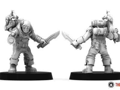 Ironblood - Forgehands 3D print model