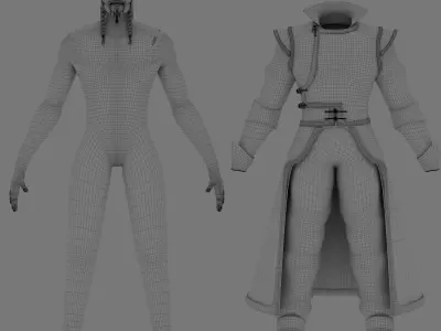 WORRIOR CHARACTER 3D model