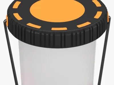 LED Camping Lantern 3D model