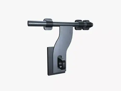 Door Aldrop Low-poly 3D model