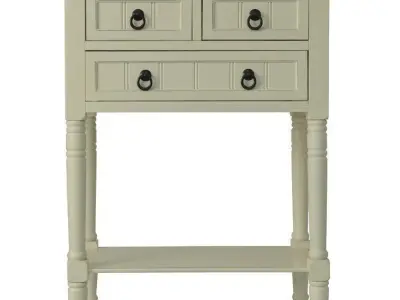 Foshee Buffet Sideboard Console Table - 5 color 3D model