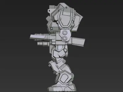 Mecha 4 3D print model